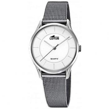 Reloj Lotus 18408/A acero para mujer blanco