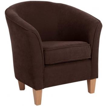 Max Winzer Livia Sessel – braun, 70 × 70 × 74 cm, 1 Stück, Made in Germany