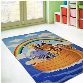 Tapis Rectangulaire Etoile Réversible 160x230