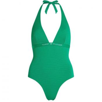 Tommy Hilfiger Maillot Vert Femme One Piece M
