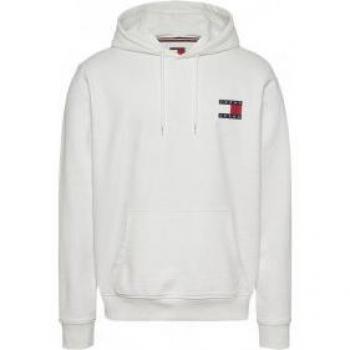 Tommy Jeans Herren Sweatshirt Essential DM0DM20738, Weiß, Regular Fit