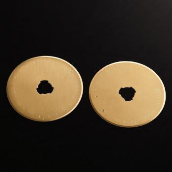 Lames de coupe titane 45mm pour patchwork