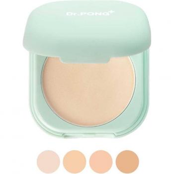 Dr.PONG+ ACNE ACE 002 Blurring Powder with Foundation, Tea Tree Oil, Light