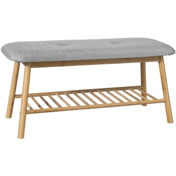Hallway Bedroom Bench with Seat Cushion – SoBuy FSR24-K-HG