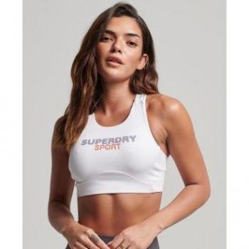 Sujetador Superdry Core Active Lila Blanco