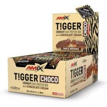 TiggerZero Chocolate Protein Pack (Brownie) – 20 Bars, 60 g each