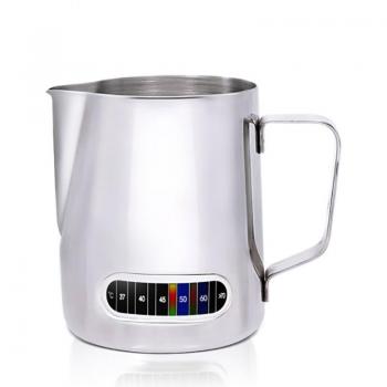 Barista Frothing Pitcher with Temperature Indicator