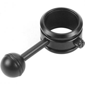 Aluminum 1 Inch Ball Head Adapter for Strobe Housing
