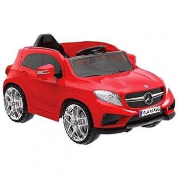 Auto elettrica per bambini Mercedes GLA, 12V, colore rosso, prodotta da Giaquinto, modello GVC-5255