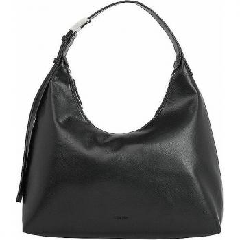 Damen-Hobo-Tasche Calvin Klein – schwarze Metallriemen, K60K613031