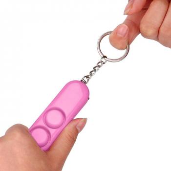 Vigilant 130dB Personal Alarm with LED Light and Safety Whistle