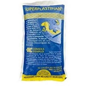 Additif plastifiant pour béton et mortier 2.2 Kg Incolore