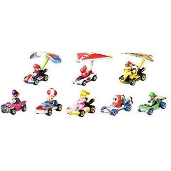 Hot Wheels Mario Kart Colección de 8 mini coches