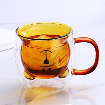 Cristal Reverso: Taza de Té y Leche
