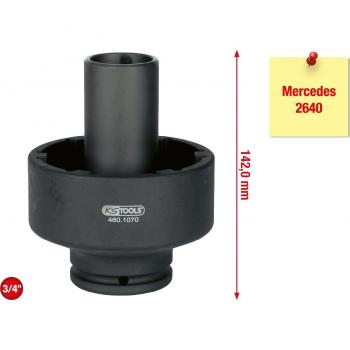 KS Tools 3/4 Zoll Nutmuttern-Schlüssel mit 6 Zapfen für Mercedes