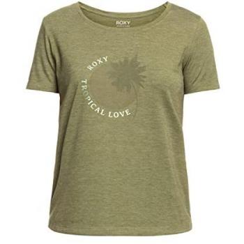 T-shirt Roxy Chasing The Wave vert kaki