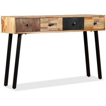 Console Table Solid Reclaimed Teak 120x30x76 cm vidaXL
