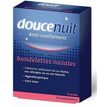Bandelettes Anti-Ronflement Taille Grande 20 unités