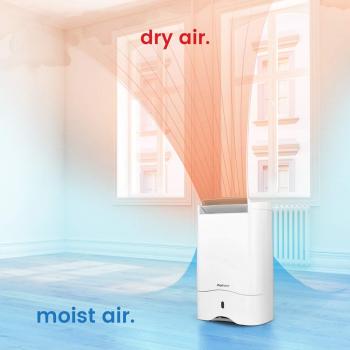 Pro Breeze® 10L Desiccant Dehumidifier with Continuous Drainage