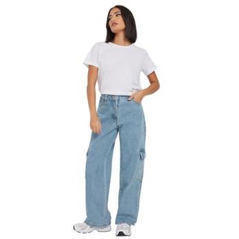 Mini Femme Denim Utility 100 % Jeans 8 L27 Bleu