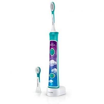 Brosse à dents électrique connectée PHILIPS SONICARE HX6322/04 pour enfant (2 modes 3+ et 7+