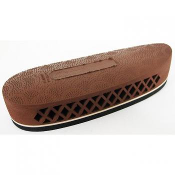 Pachmayr Deluxe Field Recoil Pad, Brown with White Line, Small