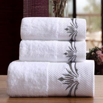 Mr & Mrs Lover White Cotton Towel Set
