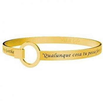 Bracciale KIDULT PHILOSOPHY Qualunque cosa... Gold