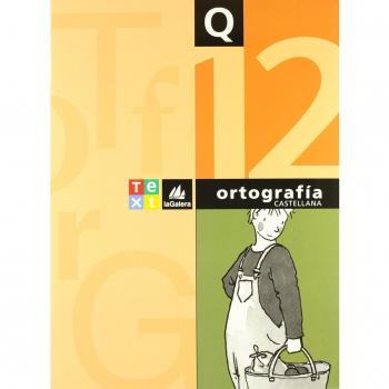 Quadern Ortografía castellana 12 (Tapa blanda).
