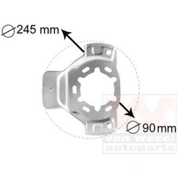 VAN WEZEL 3742371 Disco freno