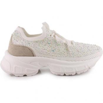 Zapatillas de mujer con detalle de tachuelas y plataforma