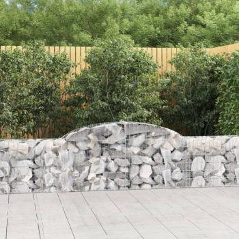 Paniers à gabions arrondis 6 pcs 300x30x60/80 c