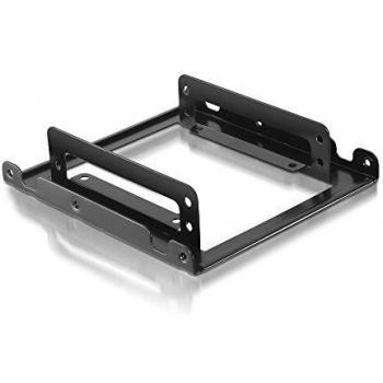 Adaptador metálico para 2 discos duros de 2.5 en bahía de 3.5