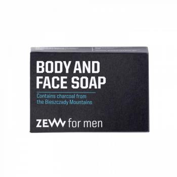 ZEW for Men Charcoal Face and Body Wash Soap