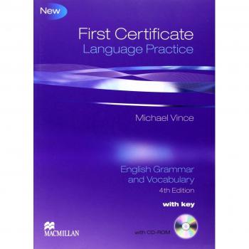 FIRST CERTIFICATE LANG.PRACTICE+KEY NE: Student Book Pack with Key (Language Practice)