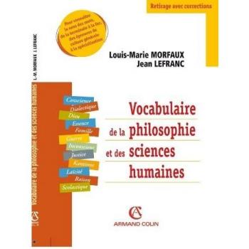Vocabulaire de la philosophie et des sciences humaines