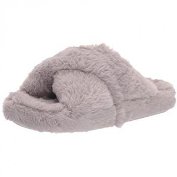 Ted Baker Lopply Women's Light Grey Cross Over Slippers