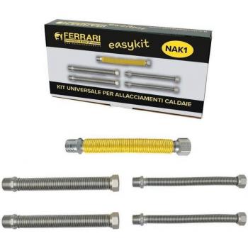 Kit Sostituzione Caldaia Muro 5 Flessibili Ferrari 22–42 cm