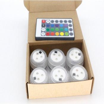 Lumières subaquatiques LED RGB avec télécommande