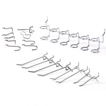 PBH50A Metal Peg Board Hook Kit – 50pcs