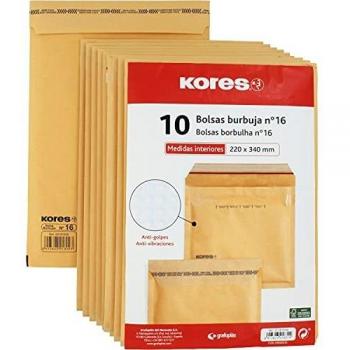 Bolsas de burbujas Kraft Nº16 220x340mm
