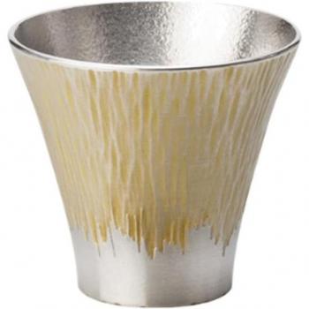 Mount Fuji Tiny Yellow Tumbler by Osaka Naniwa Tinware