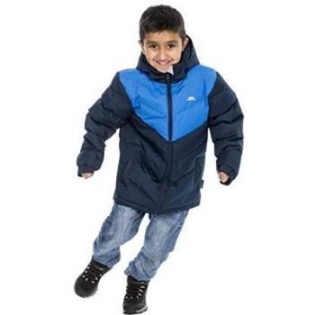 Luddi Winterjacke für Jungen – Trespass, Navy 5/6, gepolstert, wasserdicht, abnehmbare Kapuze MCJKCATR0001_NA15/6