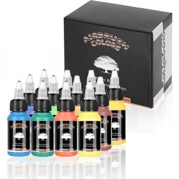 SAGUDIO Encre Acrylique 12×30 ml – Peinture Couleur