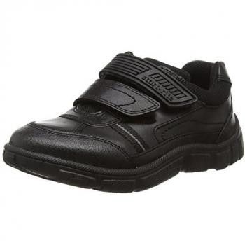 Luke Infant School Shoes – Black Leather
