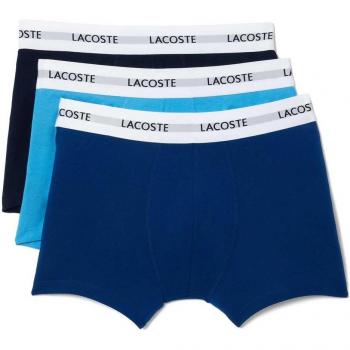 Ensemble de 3 Boxers Lacoste Bleu Noir