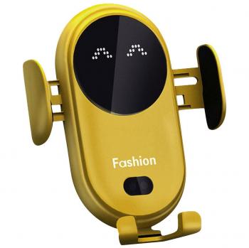 Support de téléphone avec chargeur sans fil et capteur infrarouge pour voiture