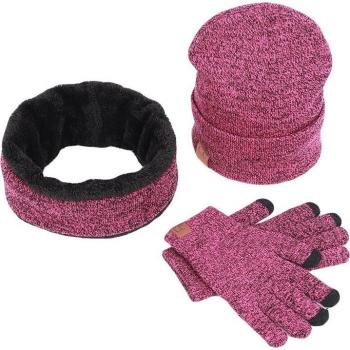 Accessoires d'hiver : bonnet slouchy, écharpe et gants