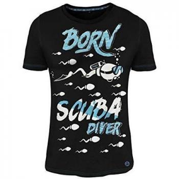 Camiseta de Buceo Born Scuba Diver XL
