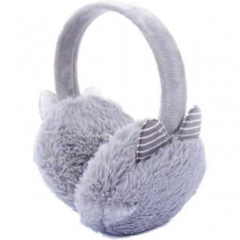 Cache‑Oreilles en Fourrure Blanche – Chat Edition